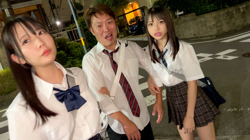 mach025乱交巨乳素人ゆの&わこの乳揺れ画像画像3