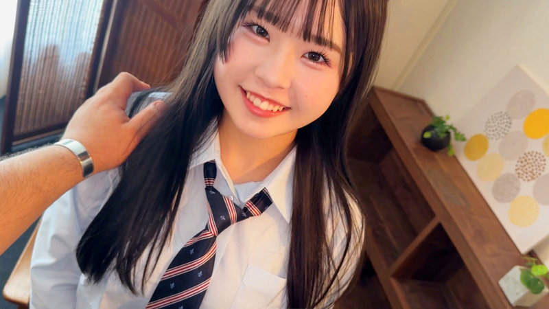 skho209制服巨乳素人ももなちゃんの乳揺れ画像画像2