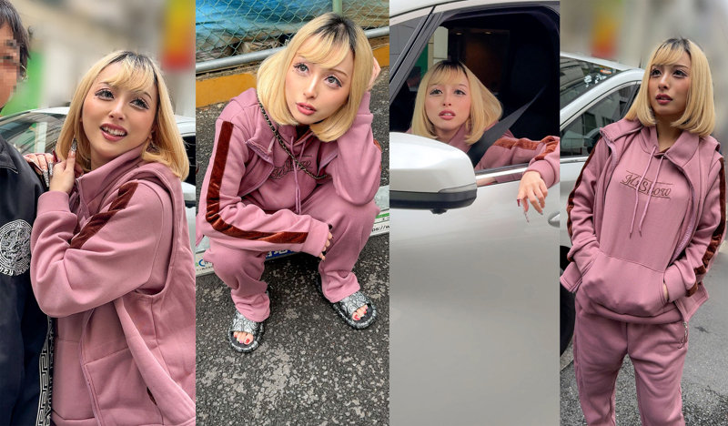 debz014ギャル系巨乳素人らんちゅーの乳揺れ画像画像3