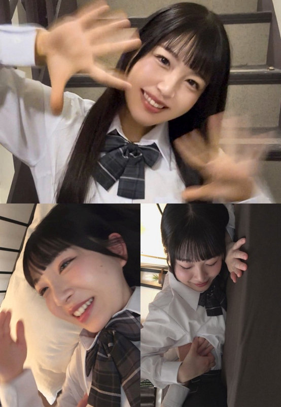 pai045女子校生巨乳素人Fちゃんの乳揺れ画像画像1