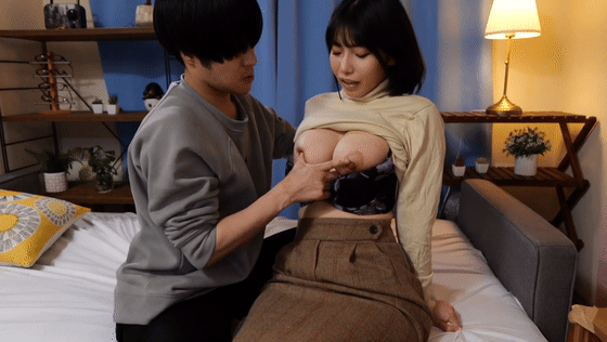 mgfx192 九井スナオ 乳揺れGIF画像1
