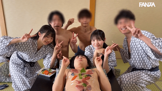deaa041 虹村ゆみ・巴ひかり・佐藤愛瑠 乳揺れGIF画像6