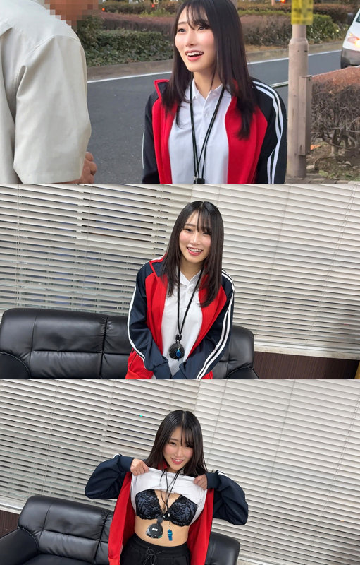 smjs309ギャル巨乳素人あきさんの乳揺れ画像1