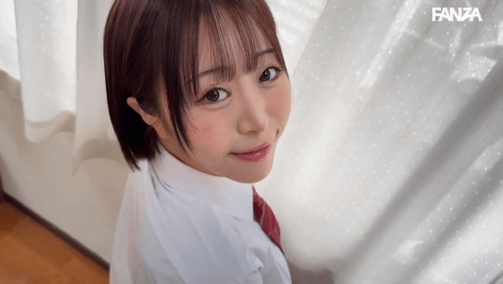 smuv055 深月めい 乳揺れGIF画像1